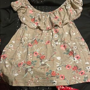 Floral Off-Shoulder Top